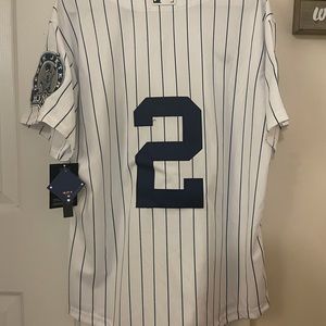 Derek Jeter Jersey with Patches . Size Medium